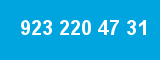 923 220 47 31 923 220 47 31